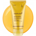 [medicube] Kojikhappe kurkumiga &ouml;ine kiletamismask | &Uuml;le&ouml;&ouml; kiletamismask, hommikul kooruv, kurkum, niatsiinamiid 1pcs