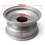 10-tolline 4-auguline terasest velg 125cc 150cc 250cc 300cc ATV Go-kart UTV Buggy Quad Bike jaoks 22x10-10 21/22/23x7-10 Rehviga 1 Pcs Front A