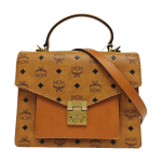 [Kasutatud] Patricia Visetos Monogramm Nahast Akordion Koti Crossbody &Otilde;lakott - M&otilde;&otilde;dukas #19RLLOO ONE SIZE brown