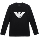 EMPORIO ARMANI Pima-trikotaažist kampsun logoga 8N1TN8-1JPZZ-0022 L must