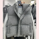 Korea stiilne t&auml;navamood Isikup&auml;rane vest L&uuml;hikesed parkad Vabaaja elegantne mantel T&auml;iustatud High Street Mood K&otilde;ik-&uuml;hes naiste jakk XL gray