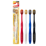 Jaapani toode EBISU Premium Care Hambahari 6 rida Tavaline Pehme 3-pakk (Erinevad v&auml;rvid) beige