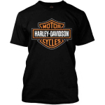 Harley-Davidson Meeste Bar & Shield Logo &Uuml;mmarguse kaelusega Puuvillane T-s&auml;rk XXL must