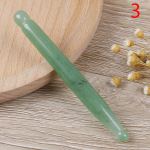 Naturaalne Jade Face Acupuncture Point Jade Stone Guasha Massage Tool Spa Massager 3