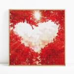 5D DIY teemantmaal T&auml;is &uuml;mmargune Scenic LOVE tikandite m&uuml;&uuml;k Teemantmosaiik kivist pilt 30x30