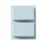 Silikoonist koogivorm 8*5*3,2 cm sirge k&uuml;ljega tellise kujuga k&uuml;psetusvahendid K&auml;sitsi valmistatud seebivorm sinine