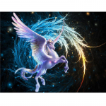 T&auml;isringi puur Teemantmaaling &Uuml;kssarvik Teemanttikandid Loomad Multikad Ristpistemustrid 20X30CM