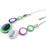 NOA [I9973] &ndash; disainerkaelakee 'Bora Bora' roheline lilla roheline