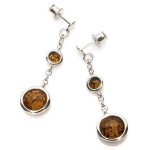 Les Tr&eacute;sors De Lily [N2161] - k&auml;sit&ouml;&ouml;lised h&otilde;bek&otilde;rvar&otilde;ngad  Inspiration  Amber (roodiumiga kaetud) - 38x11 mm h&otilde;be