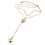 Les Tr&eacute;sors De Lily [P8145] &ndash; disainerkaelakee 'Une Etoile est N&eacute;e' roosa kuldne valge - 41 cm - 9 cm valge