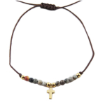 Les Tr&eacute;sors De Lily [R0138] - Kuldhall  Cross  terasest k&auml;ev&otilde;ru - 10x7 mm mitmev&auml;rviline