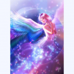 T&auml;ht ja haldjas t&uuml;druk 5D DIY Teemantmaal V&auml;rv Figuuri t&auml;isring teemanttikandid 20X30CM