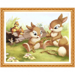 Teemantmaal Ristpistes Teemanttikandid Laste Magamistuba Armas joonisfilm J&auml;nesepunkt 20X30CM