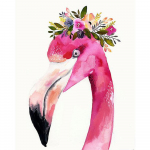 Teemanttikandid 5D Teemantristpistega Crystal Square / &uuml;mmargune teemantkomplekt Flamingo kaunistus DIY teemantmaal Full Square (20X30CM)