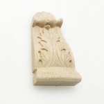 Vintage dekoratiivne puidust nikerdamine Corbel Drop M&ouml;&ouml;bli vormimine aplikatsioonid Decor 10*4.5*1.8cm
