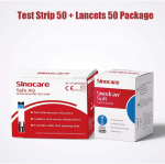 Sinocare Safe AQ 50PCS veresuhkru testribad/lansett