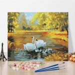 Numbrid &otilde;limaal Kodukaunistus Digitaalne &otilde;limaal DIY maal numbrite j&auml;rgi Kunst l&otilde;uend 40x50cm no frame