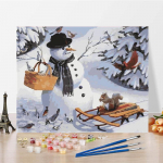 L&otilde;uend Numbrid &Otilde;limaal DIY Maali numbrite j&auml;rgi Digitaalne &otilde;limaal Kunst Kodukaunistus 40x50cm no frame