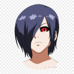 Touka Kirishima, Tokyo Ghoul triikimisplaastrid r&otilde;ivastele Aplikatsioonid Kleebised riietel Kuumustundlik kohandatud plaaster
