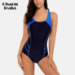 &Uuml;hes t&uuml;kis naiste sportlikud ujumisriided spordi ujumistrikoo Patchwork Rannar&otilde;ivad, fitness &otilde;hukesed ujumiskost&uuml;&uuml;mid, polsterdatud bikiinid Monikini M