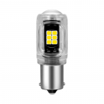 1tk T20 LED 7440 W21W WY21W 1156 BA15S BAU15S P21W Led pirn PY21W auto tule piduri pirn Automaatne suunatuli saba parkimistagurduslamp 12V 1156 BA15S P21W R5W punane