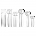 Western 36 tk must kuldne s&ouml;&ouml;giriistade komplekt peegel h&otilde;ben&otilde;ud roostevabast terasest s&ouml;&ouml;gin&otilde;ud nuga koogi kahvel lusikas lauan&otilde;ud s&ouml;&ouml;giriistad k&ouml;&ouml;k pulmatarvikud h&otilde;be