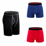 BONITOS 3tk Pikad Meeste Alusp&uuml;ksid Bokserid Mugav Aluspesu Mehele &Uuml;hev&auml;rvilised Meeste Alusp&uuml;ksid M