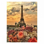 DIY 5D teemantmaal Eiffeli torni teemanttikandid maastik t&auml;isruudu teemantmosaiik paari ristpistega kodukaunistus Full Round 20x25CM