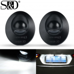 2tk Auto LED numbriga taustavalgusti lamp numbrim&auml;rgi tuled pirn Canbus 6500K 12V Ford Ranger Explorer F-150 F-250 F-350 F150 jaoks