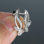 Elegantsed kullast h&otilde;bedast roosikulla v&auml;rvi lehek&otilde;rvar&otilde;ngad naistele peo&otilde;htule k&otilde;rvar&otilde;ngad emadep&auml;eva kingitused