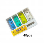 Uued hammaste poleerimiskettad Gross Reduction Conturing Mandrel Triibud Komplekti Materjalid Hammaste valgendamine 40 pcs