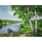 5D DIY Teemantmaal Maastiku Rhinestone Pilt T&auml;ielik Teemanttikandid Kingitus Inkrusteeritud mosaiik Teemanthelmes Kodukaunistus Full Round 20x30CM