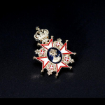 Isikup&auml;ra kroon pross Shield meeste &uuml;likond rev&auml;&auml;r kaelarihm Briti stiilis mood meestele ehted