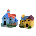 DYS Mini Fairy Garden Miniatuurne vaiguga rookatusega maja mikronukumaja kaunistus
