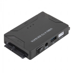 USB 3.0-st IDE- ja SATA-k&otilde;vadraiveri konverteri v&auml;lise k&otilde;vaketta adapteri komplekti 2,5 /3,5  kaabel EU Plug must