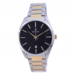 Westar must numbrilauaga kahetooniline roostevabast terasest kvarts 50213 CBN 103 meeste k&auml;ekell must