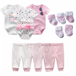 Kiddiezoom vasts&uuml;ndinu r&otilde;ivakomplekt, 3osaline multifilmi beebi keha + 4 t&uuml;kki puuvillased p&uuml;ksid + 5 paari sokke v&auml;ikelapse poisi t&uuml;druku riided 0-3Months