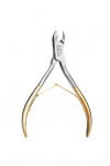 Professionaalsed k&uuml;&uuml;nenaha n&auml;pitsad SPL 9068 6+-2 mm metallik h&otilde;bedane v&auml;rv/kuld