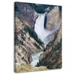 L&otilde;uenditr&uuml;kk Waterfall Mountain Nature 40x60 hall v&auml;rv
