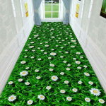 Muru jalutusrada sild 3D vaip koridor Esik Magamistoa Vaip Lill Elutoa osa Vaip pestav k&ouml;&ouml;gimatt siseuksematt W80*H200CM
