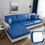 Veekindel Pu Funiture Protector Diivanipadja kate nurgadiivan istmepadi libisemiskate Elastne &uuml;hev&auml;rviline diivanikate back cushion sinine