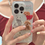 Imd Cartoon Dog Cat Love Lucky Animal Party Laser Ins P&otilde;rutuskindel l&auml;ikiv telefoni&uuml;mbris iPhone 11 12 Promax 13 14 Pro Max Cover jaoks For iphone 14
