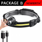 Andur esituli v&auml;listingimustes, tugev LED-valgus, suum suur prožektor COB pea k&uuml;lge kinnitatav kalap&uuml;&uuml;gi esilatern MYY