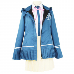 Keskkooli&otilde;pilaste vormiriietus Anime Danganronpa Nanami ChiaKi Cosplay kost&uuml;&uuml;m Pikkade varrukatega jope l&uuml;hike seelik Loli seelik XXL