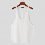 INCERUN S-5XL meeste varrukateta suvine kaelusega vest L