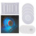 Hirve uus 1 komplekt vaigu epoks&uuml; helendav alusplaat, silikoonvorm, meisterdage k&auml;sit&ouml;&ouml;