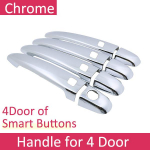 for Toyota Camry Daihatsu Altis XV40 2007~2011 Styling Stickers Decoration Chrome Door Handle Cover Refit Car No Button 4 Door