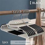 1 tk mittej&auml;lgiv libisemiskindel riidepuu T&auml;iskasvanute majapidamisriide riputatav rihmad Organiseerija kuivatusrest mantli riidekapi hoidmiseks aatomi mandariini v&auml;rv