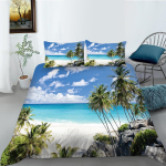 Kodune voodipesukomplekt Maastik Maalimine Teema Tekikate Padjap&uuml;&uuml;r Voodilina/kaheinimesevoodi t&auml;issuuruses voodipesu Kodukaunistus AU Single 140x210cm