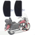 2 tk Moto esis&otilde;itja jalapedaalid Honda Magna Vf 250 750 jaoks Yamaha V-Star Dragstar 650 Xv mustad jalatoe pulgad black